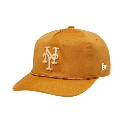 Pre-owned Timberland X New Era Mets Adjustable Cap 'wheat' | Tan | Men's Size Onesize