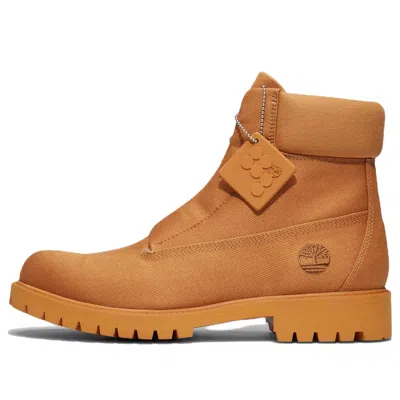 Timberland X Pangaia Waterproof 6-inch Boots 'wheat' In Brown