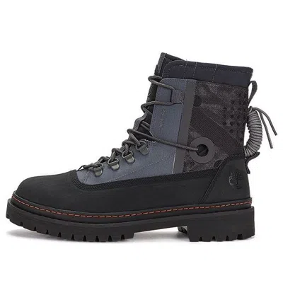 Timberland X Raeburn Pull-on Wide Fit Boot 'steel Grey' In Black