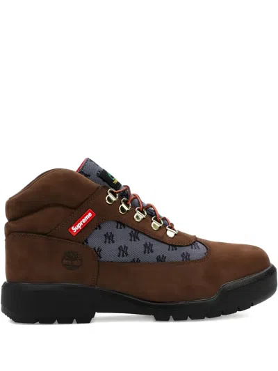 Timberland X Supreme Field Boots In Multi