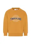 Timberland Logo-print Sweatshirt In Brown