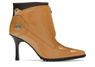 Pre-owned Timberland Zip Boot Veneda Carter Wheat (women's) Sneakers In Wheat Patent Leather