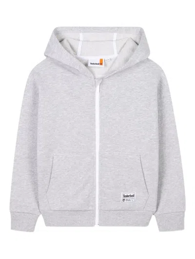 Timberland Kids' Zip-up Hoodie In Gray