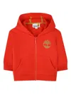 Timberland Zip-up Hoodie In Red