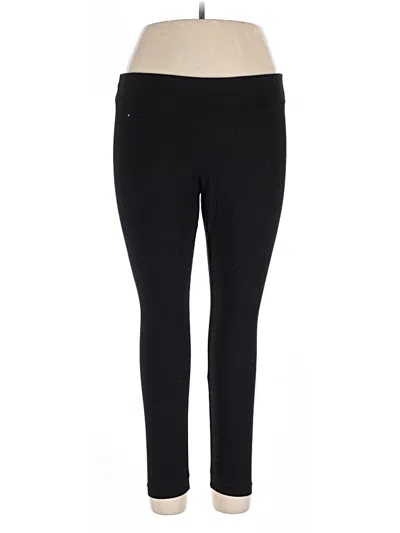 Pre-owned Time And Tru Active Pants In Black