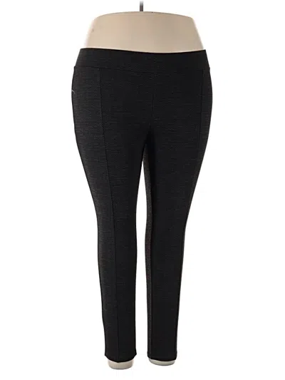 Pre-owned Time And Tru Active Pants In Black