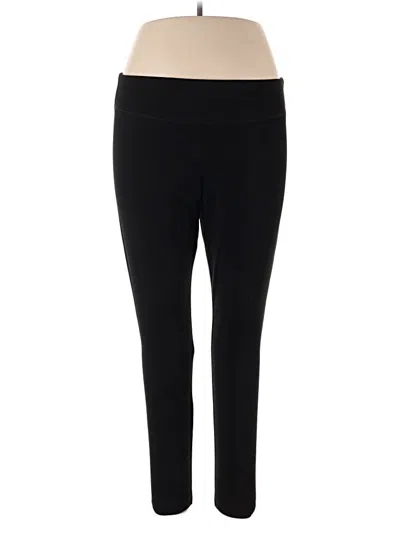 Pre-owned Time And Tru Active Pants In Black