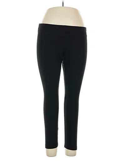 Pre-owned Time And Tru Active Pants In Black