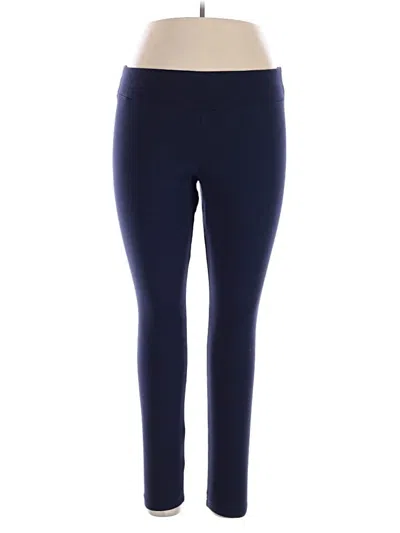 Pre-owned Time And Tru Active Pants In Blue