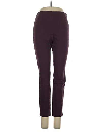 Pre-owned Time And Tru Active Pants In Burgundy