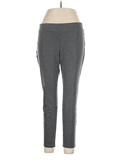 Pre-owned Time And Tru Active Pants In Gray
