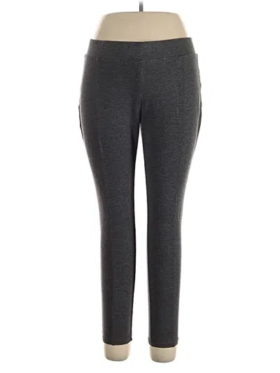 Pre-owned Time And Tru Active Pants In Gray