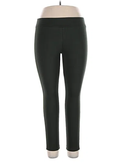 Pre-owned Time And Tru Active Pants In Green