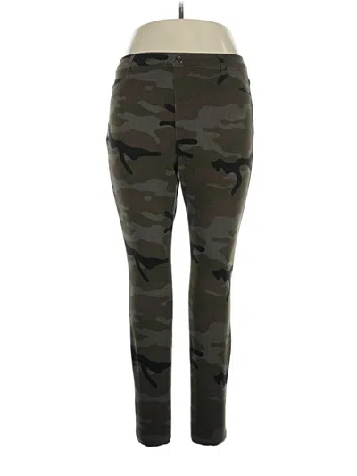 Pre-owned Time And Tru Active Pants In Green