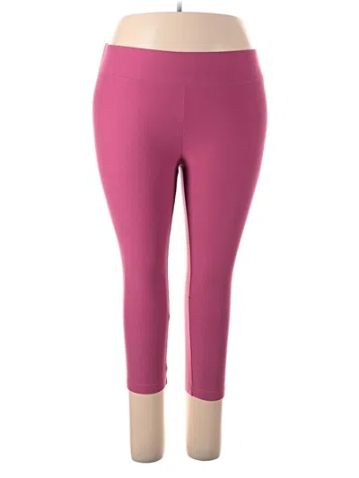 Pre-owned Time And Tru Active Pants In Pink