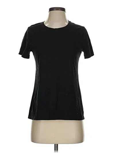 Pre-owned Time And Tru Active T-shirt In Black