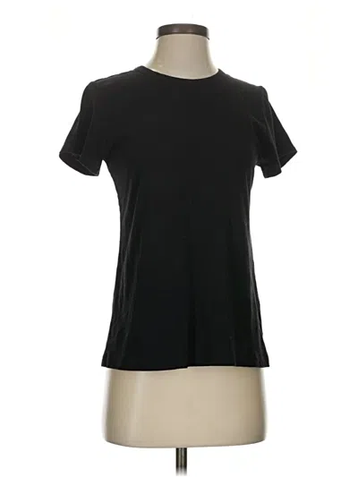 Pre-owned Time And Tru Active T-shirt In Black