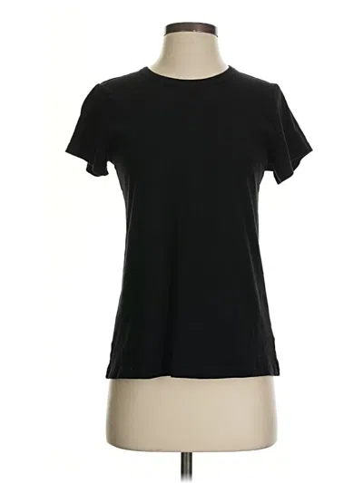 Pre-owned Time And Tru Active T-shirt In Black