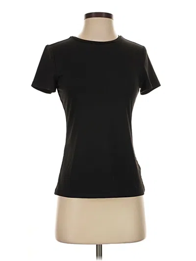 Pre-owned Time And Tru Active T-shirt In Black