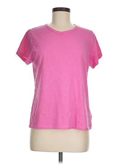 Pre-owned Time And Tru Active T-shirt In Pink