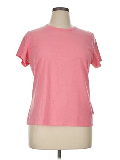 Pre-owned Time And Tru Active T-shirt In Pink