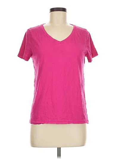 Pre-owned Time And Tru Active T-shirt In Pink