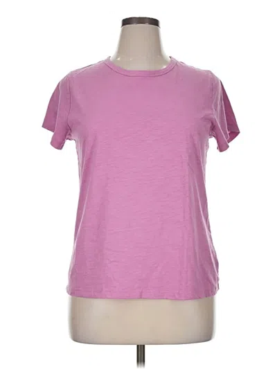 Pre-owned Time And Tru Active T-shirt In Pink
