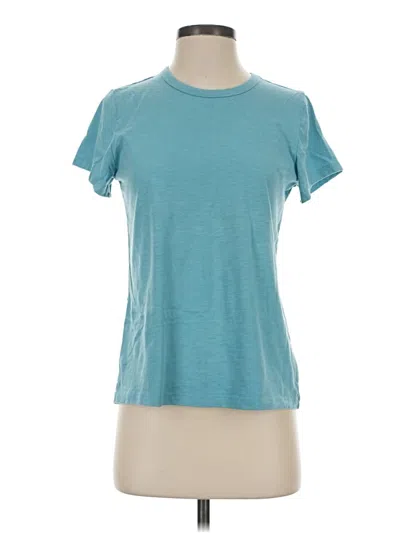 Pre-owned Time And Tru Active T-shirt In Teal