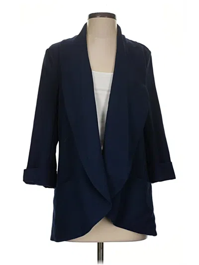 Pre-owned Time And Tru Blazer Jacket In Blue