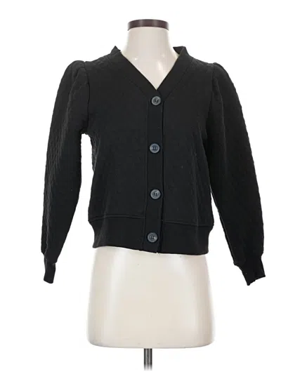 Pre-owned Time And Tru Cardigan Sweater In Black