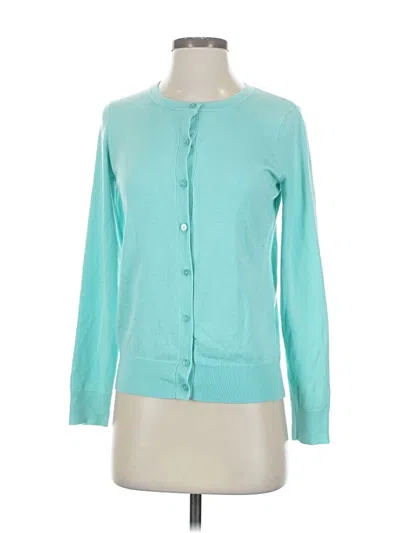 Pre-owned Time And Tru Cardigan Sweater In Blue