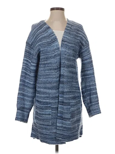 Pre-owned Time And Tru Cardigan Sweater In Blue