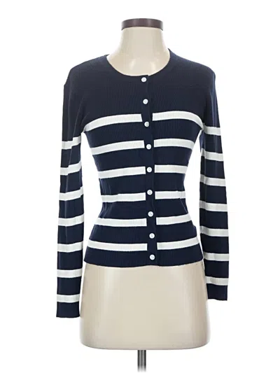 Pre-owned Time And Tru Cardigan Sweater In Blue