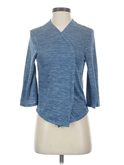 Pre-owned Time And Tru Cardigan Sweater In Blue