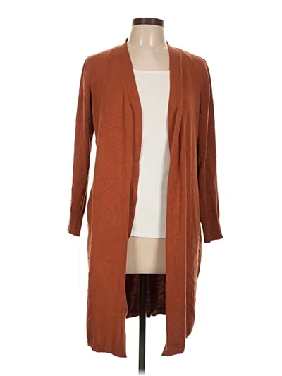 Pre-owned Time And Tru Cardigan Sweater In Brown