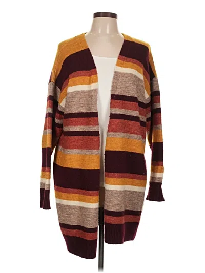 Pre-owned Time And Tru Cardigan Sweater In Brown