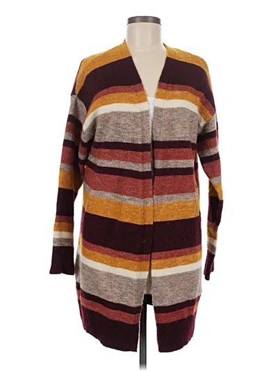 Pre-owned Time And Tru Cardigan Sweater In Brown