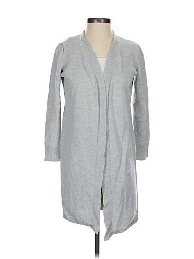 Pre-owned Time And Tru Cardigan Sweater In Gray