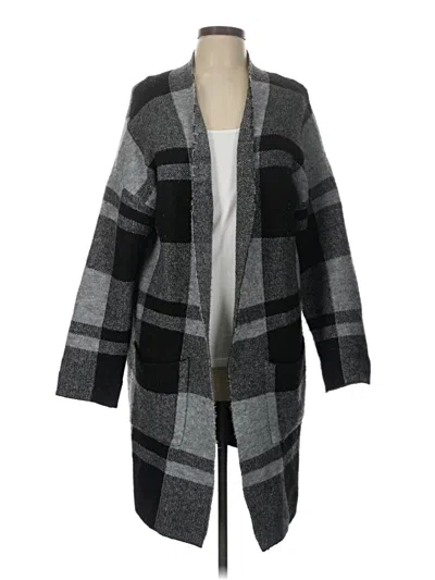 Pre-owned Time And Tru Cardigan Sweater In Gray
