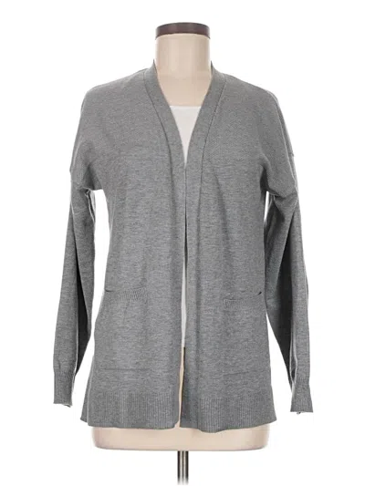 Pre-owned Time And Tru Cardigan Sweater In Gray