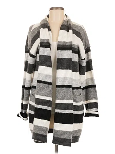 Pre-owned Time And Tru Cardigan Sweater In Gray