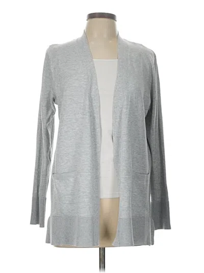 Pre-owned Time And Tru Cardigan Sweater In Gray