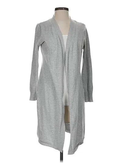 Pre-owned Time And Tru Cardigan Sweater In Gray