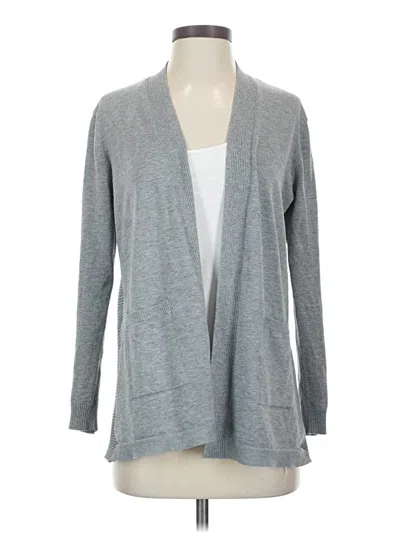 Pre-owned Time And Tru Cardigan Sweater In Gray