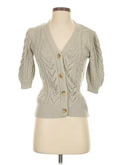 Pre-owned Time And Tru Cardigan Sweater In Gray