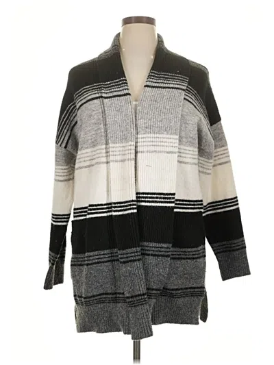 Pre-owned Time And Tru Cardigan Sweater In Gray