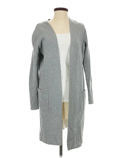Pre-owned Time And Tru Cardigan Sweater In Gray