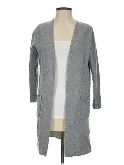 Pre-owned Time And Tru Cardigan Sweater In Gray