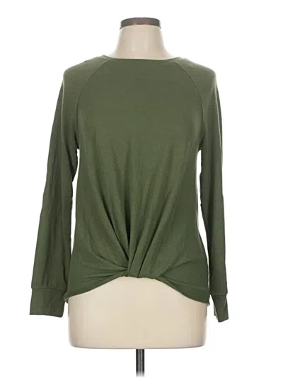 Pre-owned Time And Tru Cardigan Sweater In Green