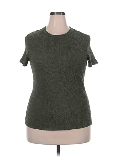 Pre-owned Time And Tru Cardigan Sweater In Green